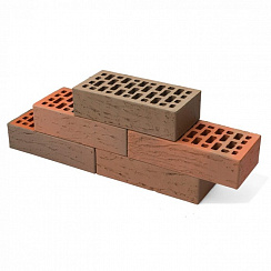 Облицовочный кирпич БАВАРСКАЯ КЛАДКА рифленый 1 NF