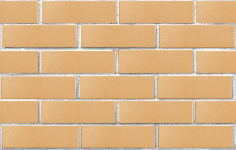 Кирпич лицевой пустотелый пшеничный гладкий