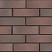 Клинкер фасадный темно-терракотовый флэш Брюгге гладкий