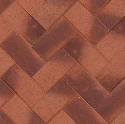 Брусчатка тёмно-красная "Ливерпуль" бордо классик 0,51 NF